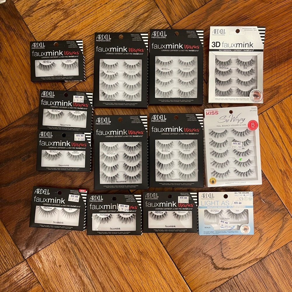 Bundle: Ardell Faux Mink Wispies Lashes .  WYSIWYG